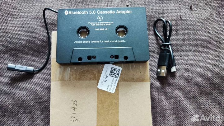 Стерео адаптер. Кассета. AUX. Bluetooth