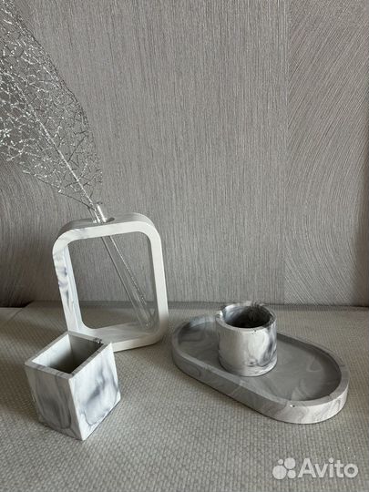 Набор из гипса для туалетного столика