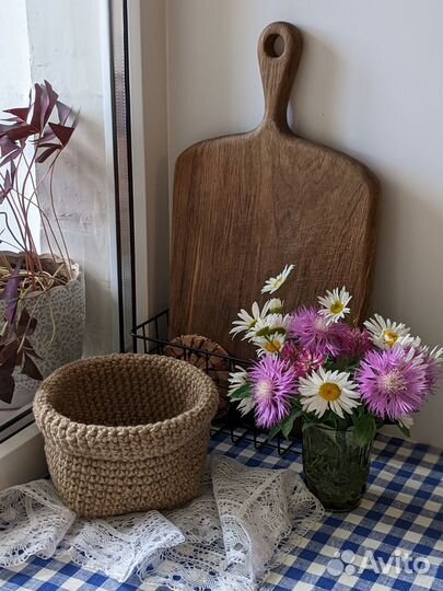 Корзина из джута