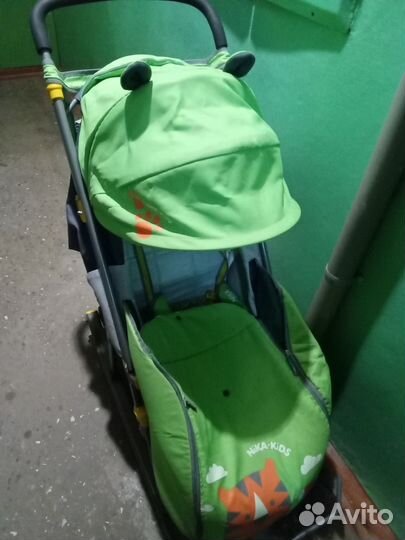 Санки коляска nika