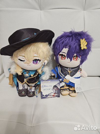 Плюши Honkai star rail Авантюрин и Рацио