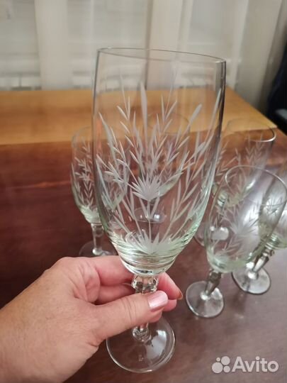 Хрустальные фужеры