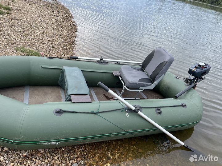 Надувная лодка флинк с мотором