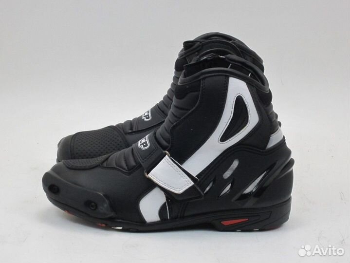 Мотоботы mcp amsterdam black/white