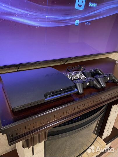 Игровая приставка Sony Ps3 slim прошитая