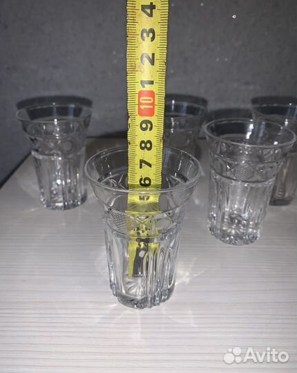 Стопки хрусталь 6 штук 
