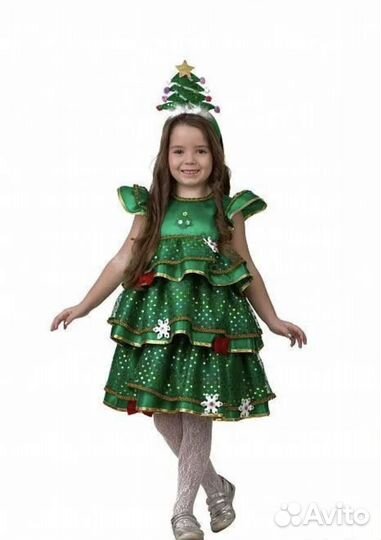 Платье ёлочки 104