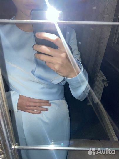 12 storeez платье атласное