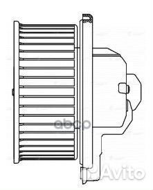 Э/вентилятор отоп. для а/м Mitsubishi Pajero II