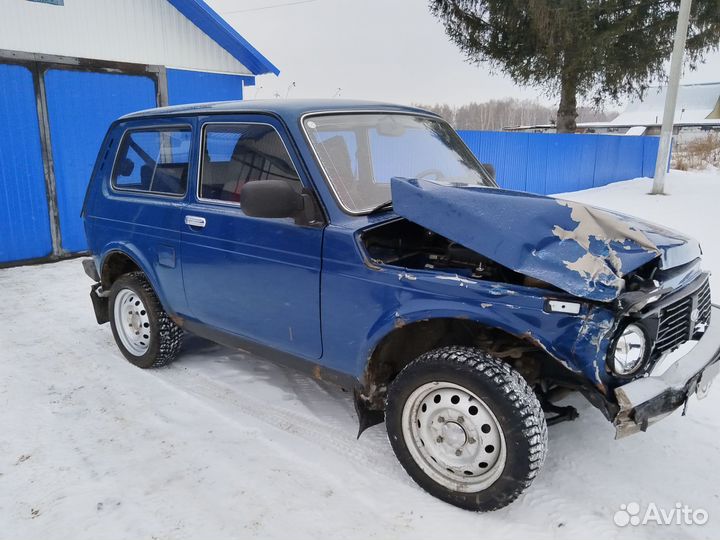 LADA 4x4 (Нива) 1.7 МТ, 2012, битый, 62 000 км