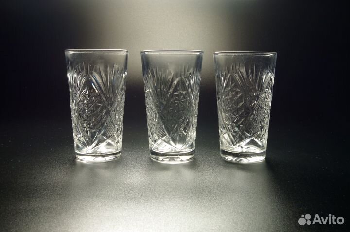 Хрустальные стаканы комплект