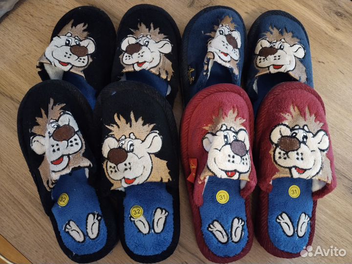 Тапочки домашние детские