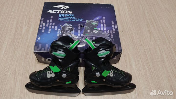 Коньки детские раздвижные 30 33