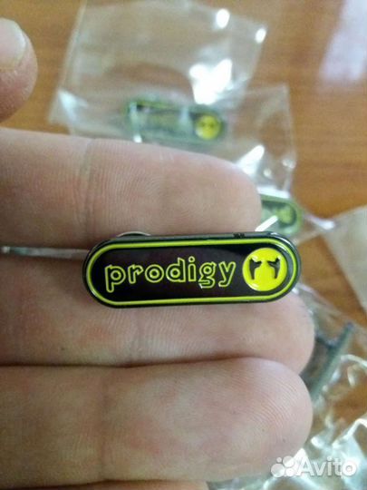 Значок the prodigy (Keith Flint)