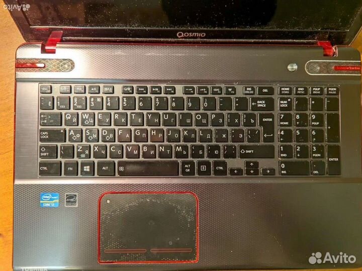 Ноутбук Toshiba Qosmio X875-DUS разбор