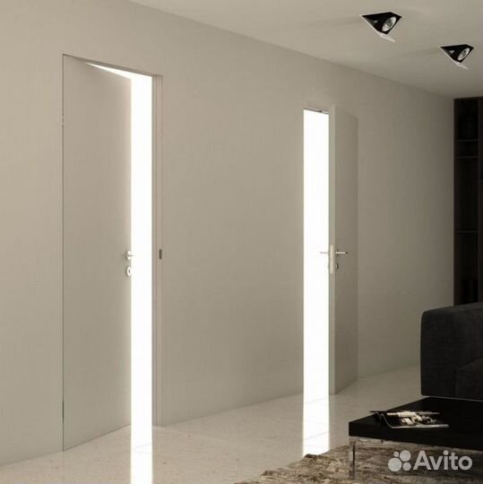 Межкомнатные скрытые двери под отделку
