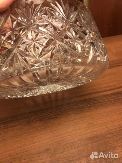Хрустальная ваза для фруктов