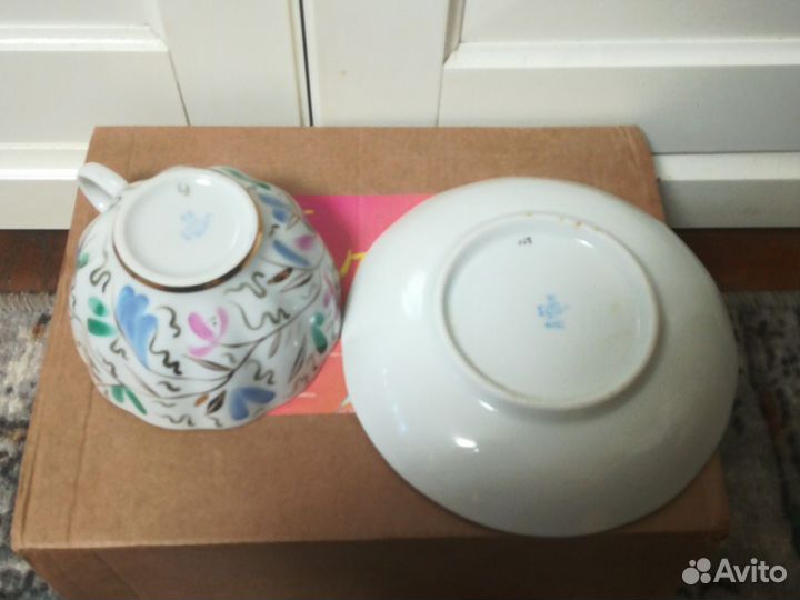 Лфз винтажная чайная пара