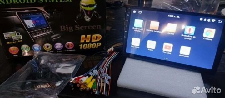 Магнитола Андроид 10 дюймов. 2/32память.GPS.RDS