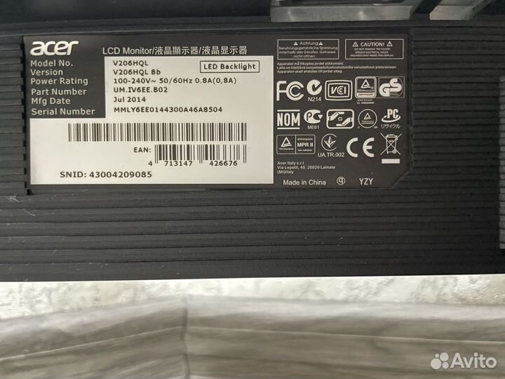 Монитор для компьютера