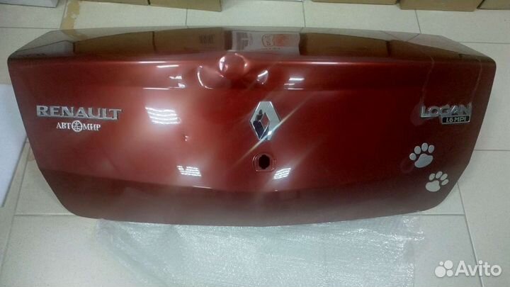 Renault Logan крышка багажника на Логан фаза 1