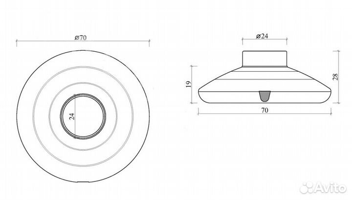 Выключатель ножной напольный