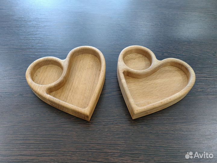 Менажница из дерева+соусник