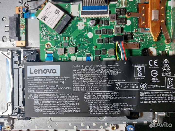 Аккумулятор для ноутбука Lenovo 4535mAh 7.5V 34Wh