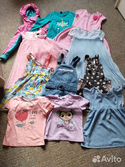 Пакет вещей на девочку 110-116р