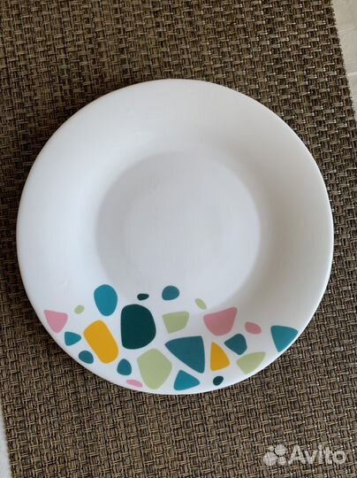 Тарелки комплектом 4шт плоские большие