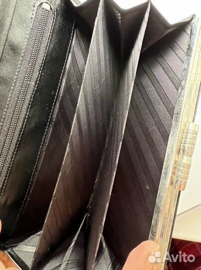 Кошелек клатч натуральная змеиная кожа