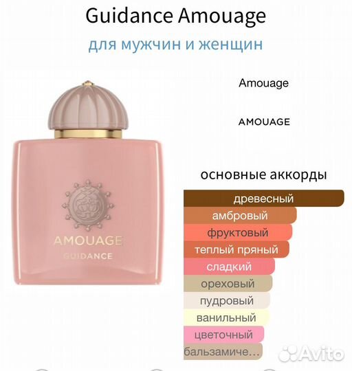 Amouage guidance распив