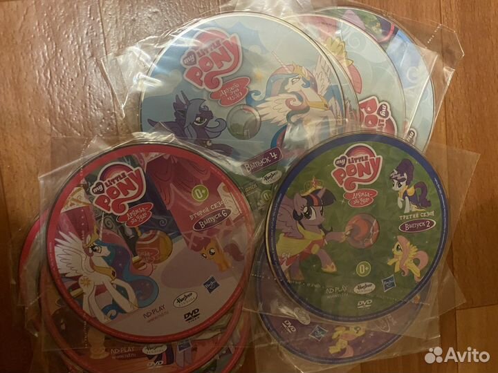 Диски с мультфильмами My little Pony