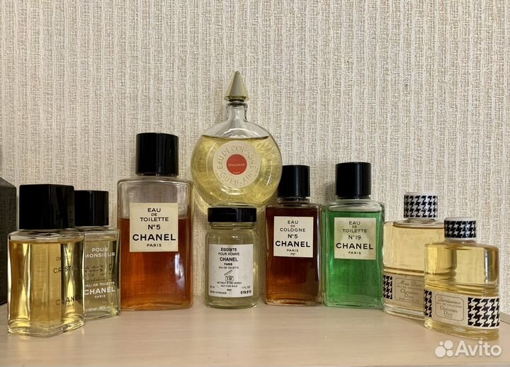 Chanel №5 и Chanel №19, Dior, Guerlain -винтаж