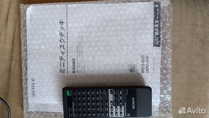 Минидисковая дека sony mds S35