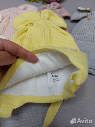 Шапка для девочки весна 47-50