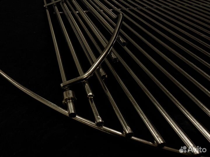 Решетка для гриля из нержавейки со створками