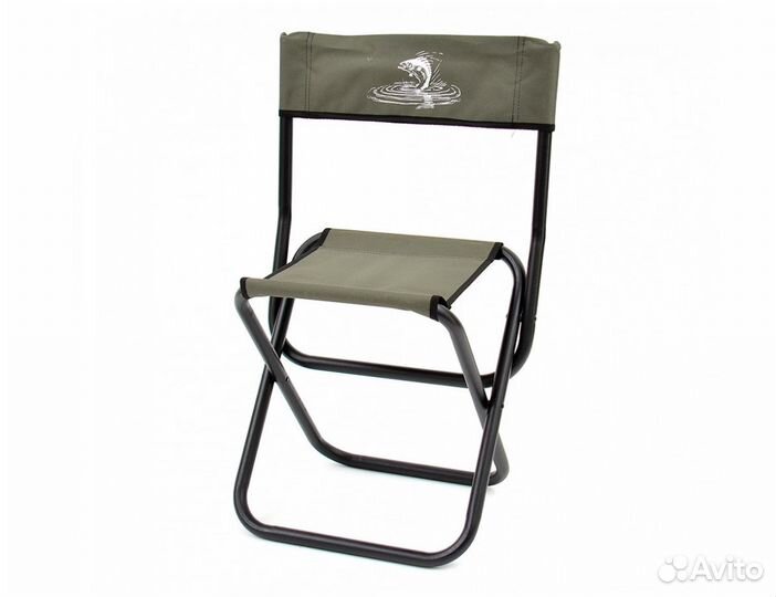 Туристический стул складной со спинкой 45х31 см