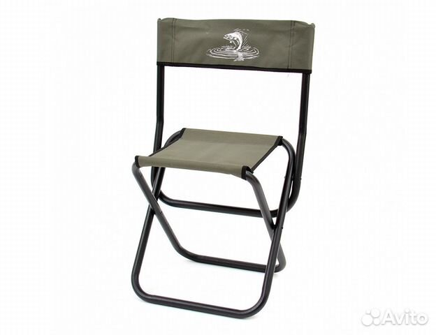 Туристический стул складной со спинкой 45х31 см