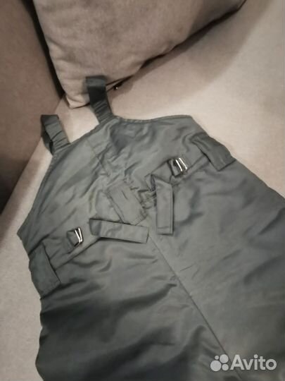 Штаны ватные на лямках