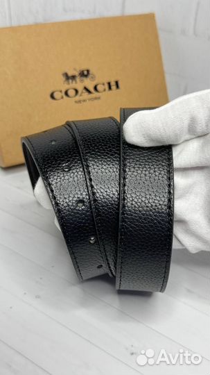Ремень кожаный Coach
