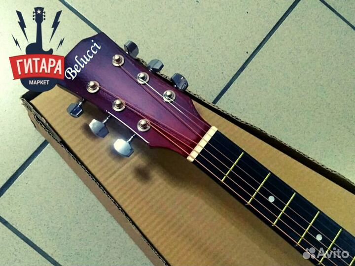 Новая акустическая гитара 40 дюймов