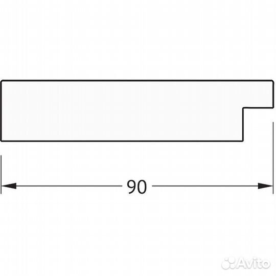 Зеркало Evoform Definite 160х80 BY 3344 в багетно