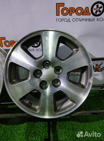К-кт дисков ориг литых R15 subaru 5х100