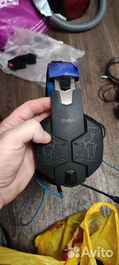 Игровые наушники с микрофоном sven