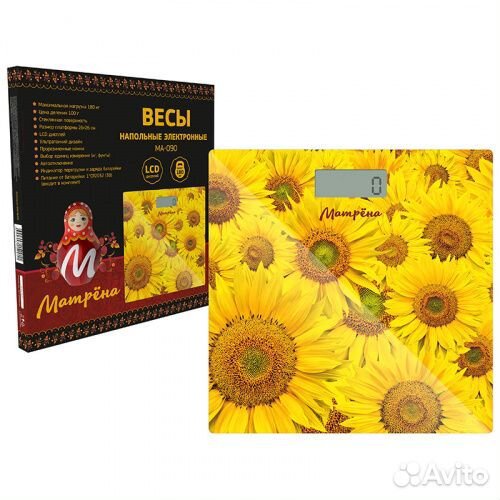 Весы напольные до 180 кг Матрена ма-090