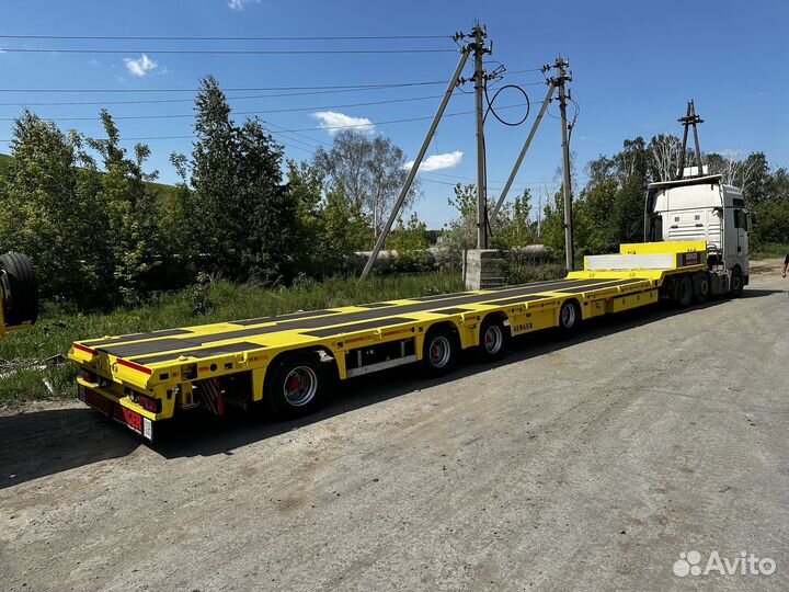 Полуприцеп трал (тяжеловоз) Berger 9853-0000050-05, 2023