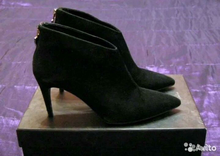 Ботильоны замша 