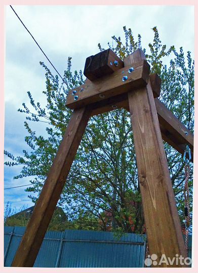 Детский игровой комплекс с горкой