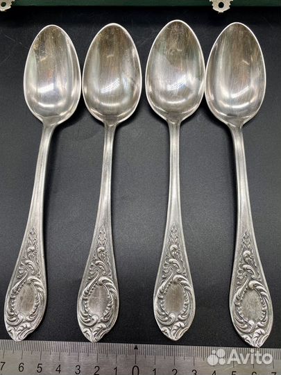 Столовые (десертные) ложки мельхиор СССР